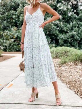 Abercrombie & Fitch Floral Midi Dress Size XS